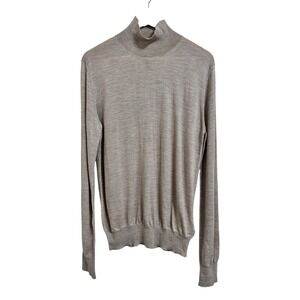 There Was One Wool Turtleneck Sweater Women's‎ Grey XL